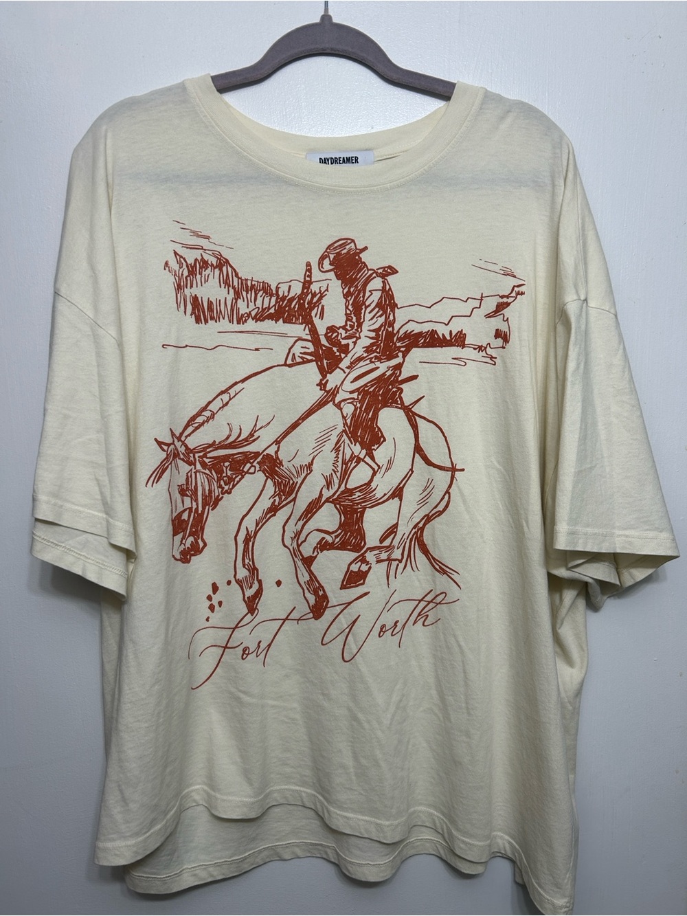 Revolve Fort Worth Tee in Stone Vintage